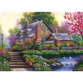 Ravensburger - Puzzle cabana romantica 1000 piese design nou Ravensburger - 1